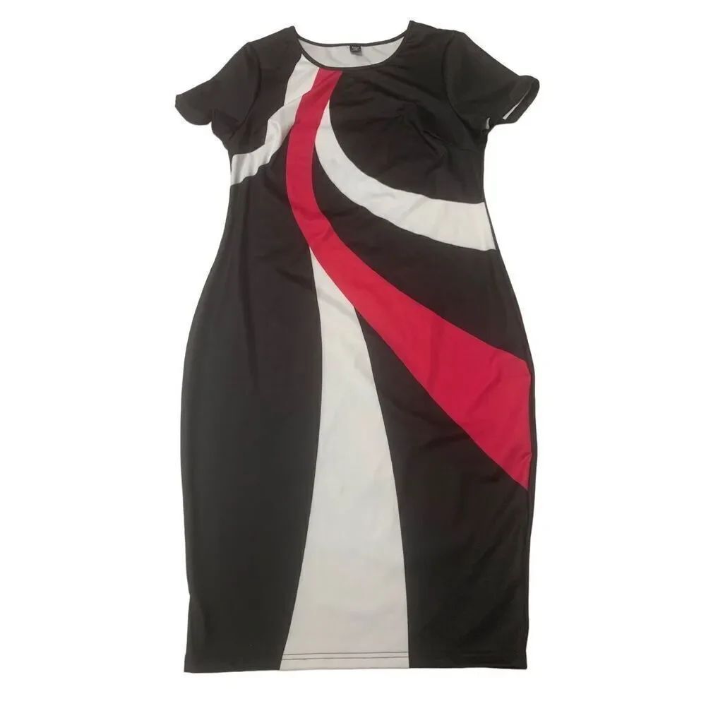 Abstract Patterned Dress